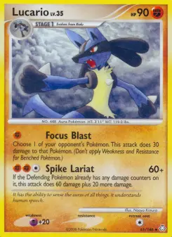 Pokémon-Karte Lucario 061/146