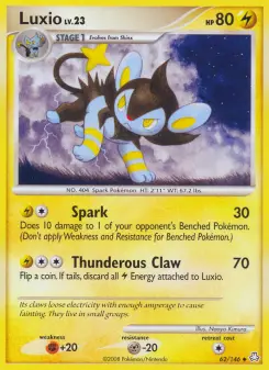 Pokémon-Karte Luxio 062/146