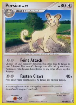 Pokémon-Karte Persian 068/146