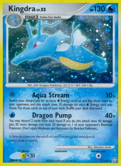 Pokémon-Karte Kingdra 007/146