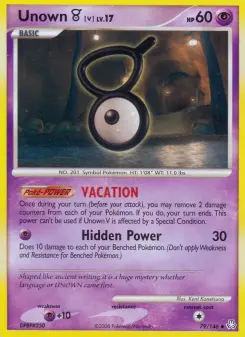 Pokémon-Karte Unown V 079/146