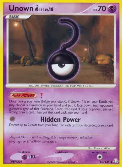 Pokémon-Karte Unown ? 082/146