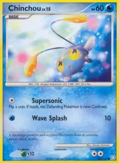 Pokémon-Karte Chinchou 087/146