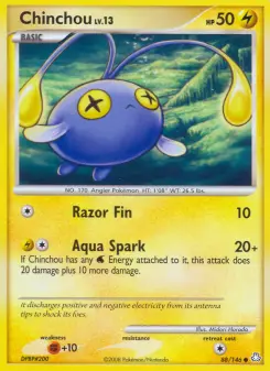 Pokémon-Karte Chinchou 088/146
