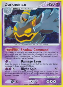 Pokémon-Karte Dusknoir 001/100