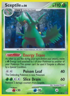 Pokémon-Karte Sceptile 010/100