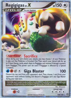 Pokémon-Karte Regigigas 100/100