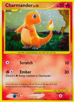 Pokémon-Karte Charmander 101/100