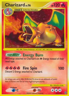 Pokémon-Karte Charizard 103/100