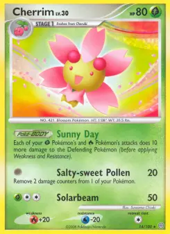 Pokémon-Karte Cherrim 014/100