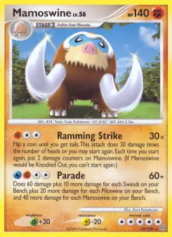 Pokémon-Karte Mamoswine 021/100