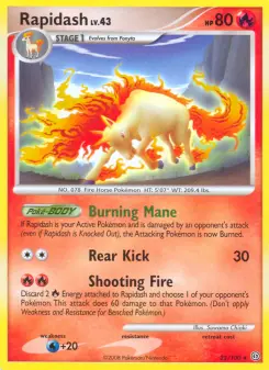 Pokémon-Karte Rapidash 022/100