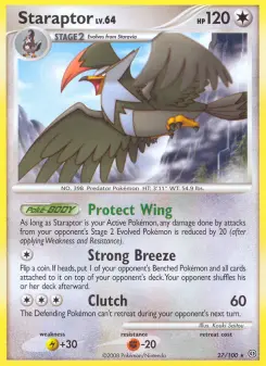 Pokémon-Karte Staraptor 027/100