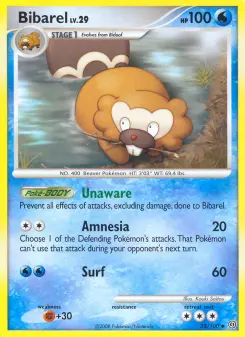 Pokémon-Karte Bibarel 032/100