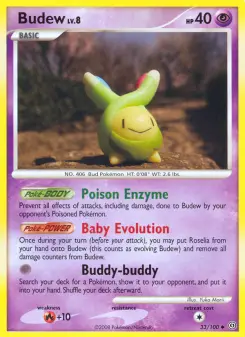 Pokémon-Karte Budew 033/100