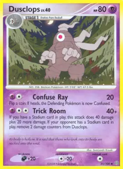 Pokémon-Karte Dusclops 035/100