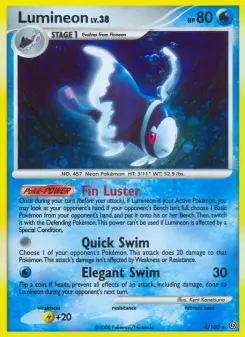 Pokémon-Karte Lumineon 004/100