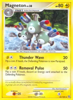 Pokémon-Karte Magneton 043/100