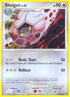Pokémon-Karte Shelgon 050/100