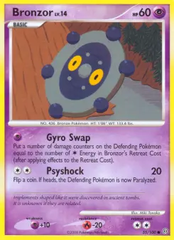 Pokémon-Karte Bronzor 055/100