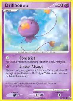 Pokémon-Karte Drifloon 058/100