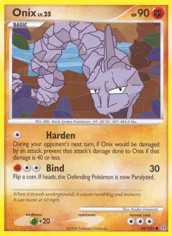 Pokémon-Karte Onix 069/100
