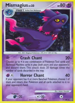 Pokémon-Karte Mismagius 007/100