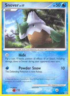 Pokémon-Karte Snover 074/100