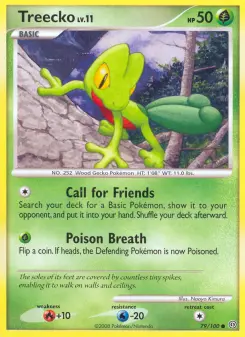 Pokémon-Karte Treecko 079/100