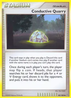 Pokémon-Karte Conductive Quarry 082/100