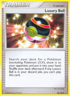 Pokémon-Karte Luxury Ball 086/100