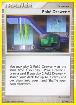 Pokémon-Karte Poké Drawer + 089/100