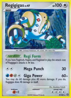 Pokémon-Karte Regigigas 009/100