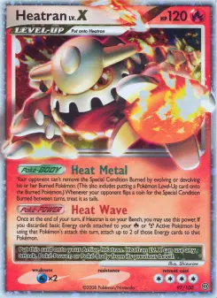Pokémon-Karte Heatran 097/100