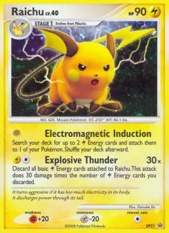 Pokémon-Karte Raichu DP21