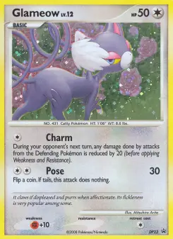 Pokémon-Karte Glameow DP23