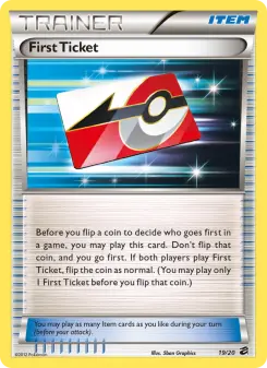 Pokémon-Karte First Ticket 019/020