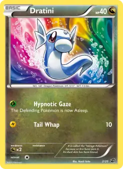 Pokémon-Karte Dratini 002/020