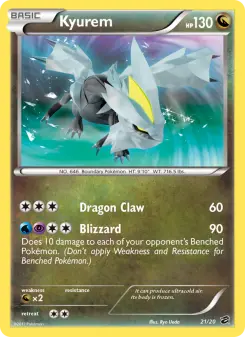 Pokémon-Karte Kyurem 021/020