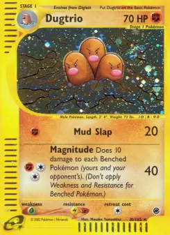 Pokémon-Karte Dugtrio 010/165