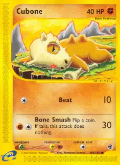Pokémon-Karte Cubone 103/165