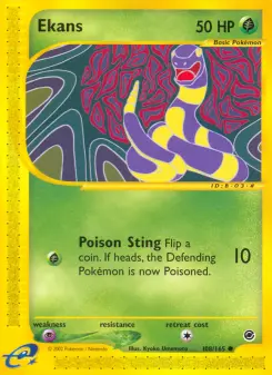 Pokémon-Karte Ekans 108/165