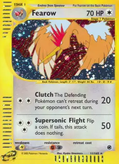 Pokémon-Karte Fearow 011/165