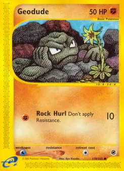 Pokémon-Karte Geodude 110/165
