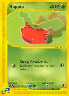 Pokémon-Karte Hoppip 112/165