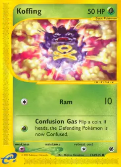 Pokémon-Karte Koffing 114/165