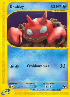 Pokémon-Karte Krabby 115/165