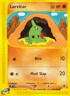Pokémon-Karte Larvitar 116/165