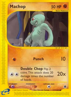 Pokémon-Karte Machop 117/165