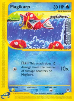 Pokémon-Karte Magikarp 118/165